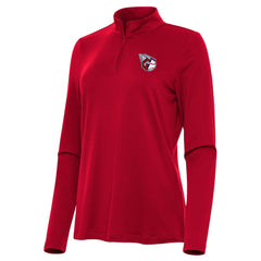 Cleveland Guardians Antigua Women's Reprocess Quarter-Zip Top - Red Clearance