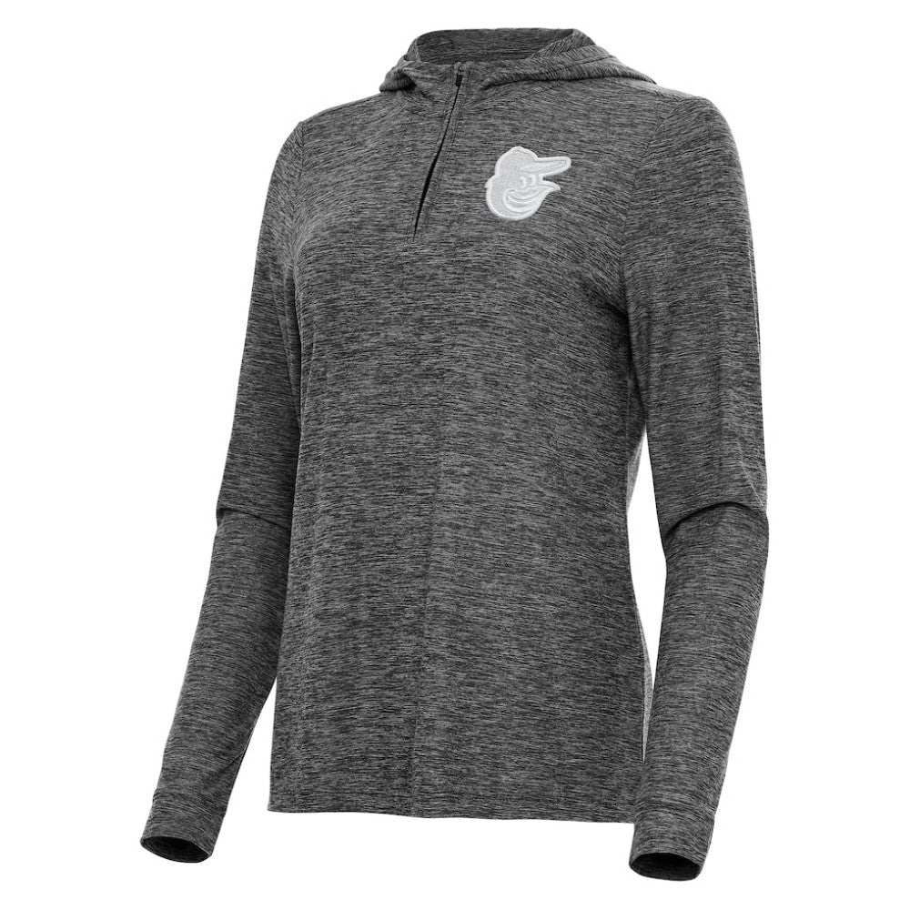 Baltimore Orioles Antigua Women's Daybreak Quarter-Zip Hoodie On Sale