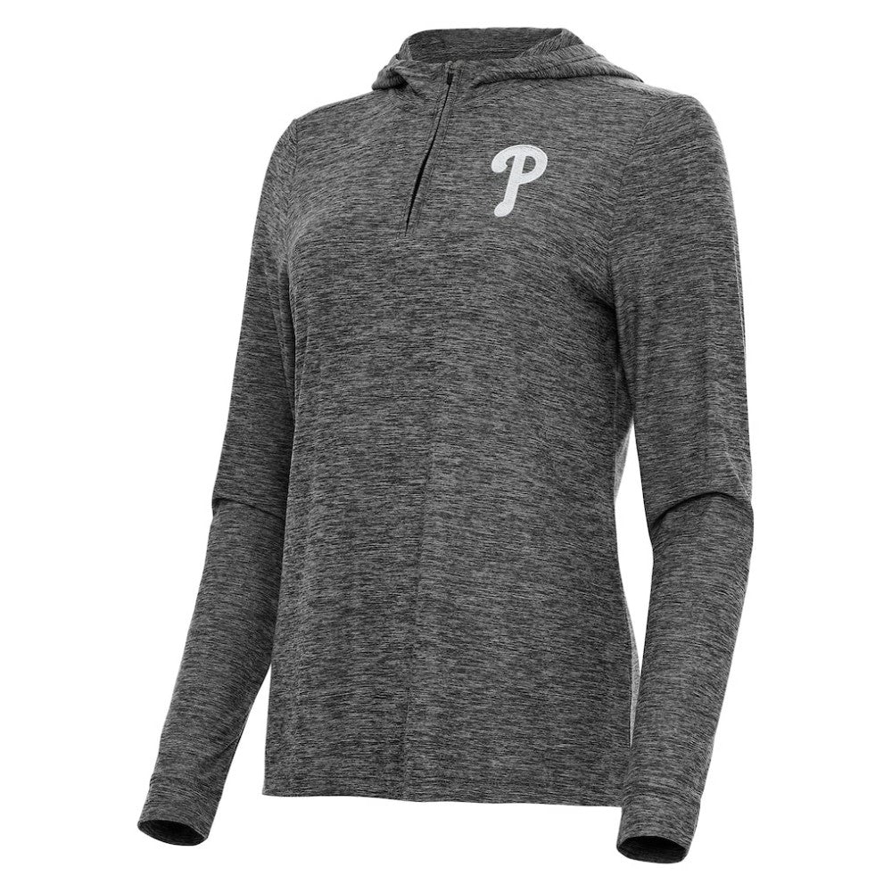 Philadelphia Phillies Antigua Women's Daybreak Quarter-Zip Hoodie Lifestyle