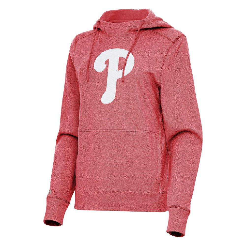 Philadelphia Phillies Antigua Women's Justice Pullover Hoodie On Sale