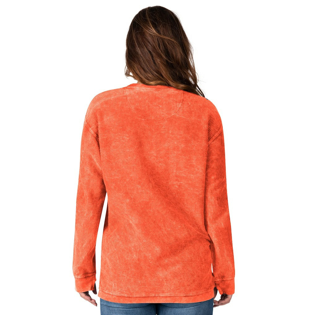 Cleveland Browns G-III 4Her by Carl Banks Women's Comfy Cord Pullover Sweatshirt Orange - NFL