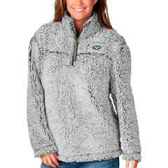 New York Jets G-III 4Her by Carl Banks Women's Sherpa Full-Zip Jacket Gray - NFL