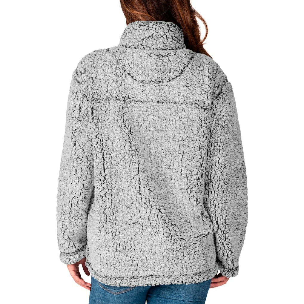New York Jets G-III 4Her by Carl Banks Women's Sherpa Full-Zip Jacket Gray - NFL