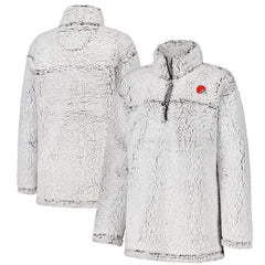 Cleveland Browns G-III 4Her by Carl Banks Women's Sherpa Full-Zip Jacket Gray - NFL