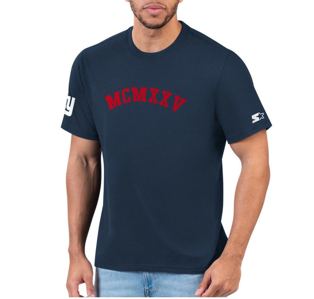 New York Giants Starter 1925 Collection T-Shirt Navy - NFL