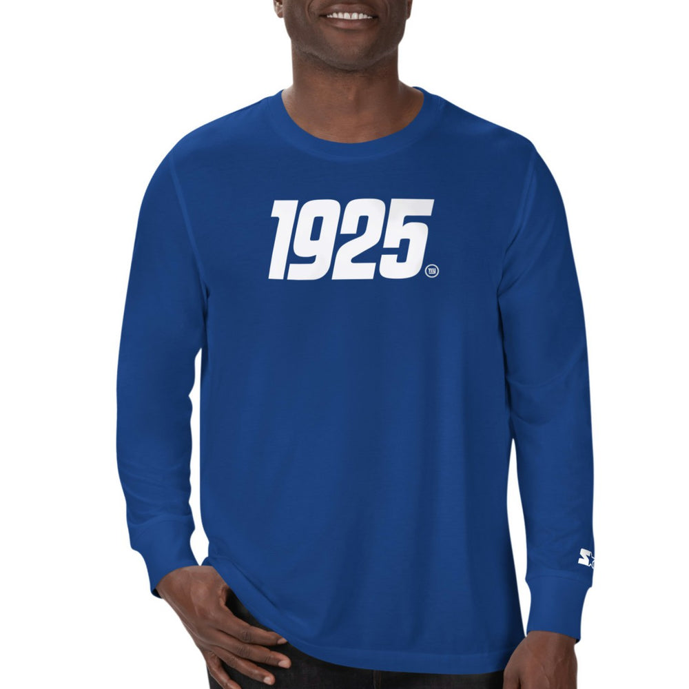 New York Giants Starter 1925 Collection Long Sleeve T-Shirt Royal - NFL