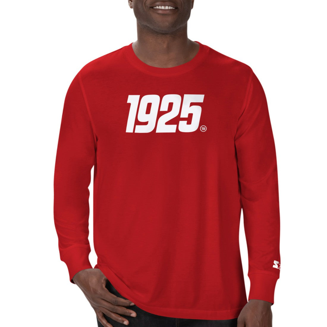 New York Giants Starter 1925 Collection Long Sleeve T-Shirt Red - NFL