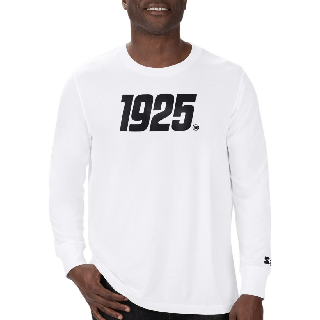 New York Giants Starter 1925 Collection Long Sleeve T-Shirt White - NFL