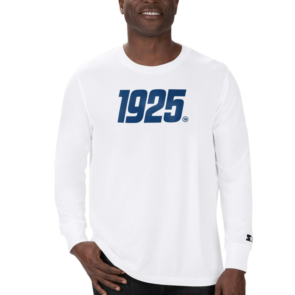 New York Giants Starter 1925 Collection Long Sleeve T-Shirt White - NFL