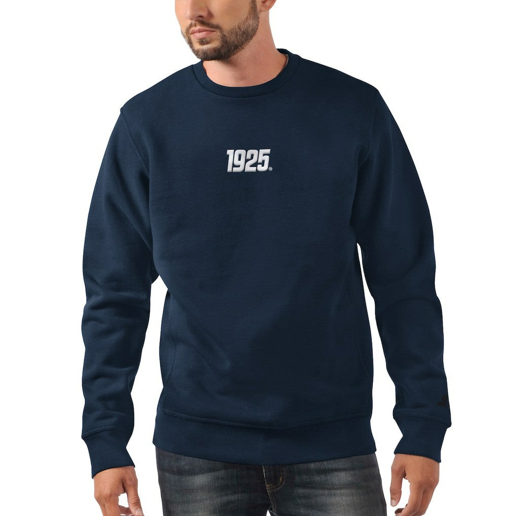 New York Giants Starter 1925 Collection Long Sleeve Pullover Sweatshirt Navy - NFL