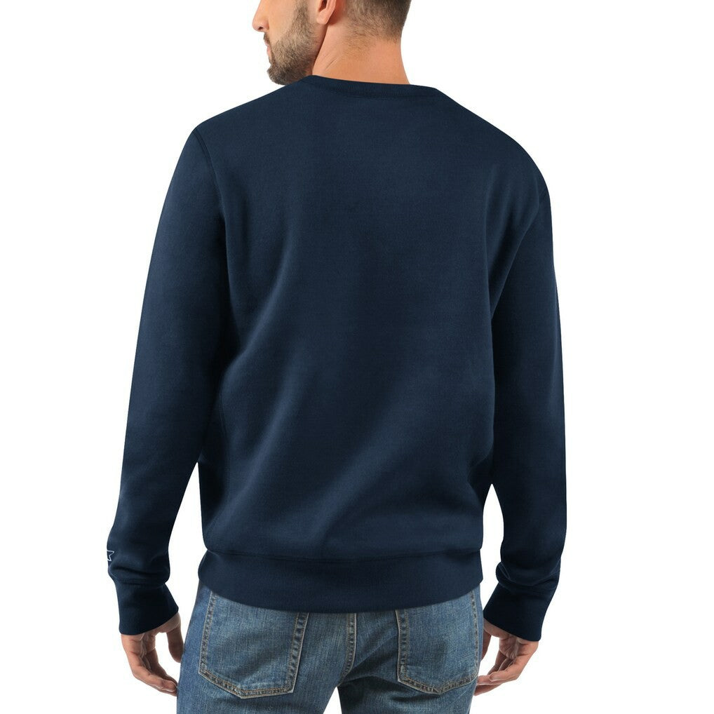 New York Giants Starter 1925 Collection Long Sleeve Pullover Sweatshirt Navy - NFL