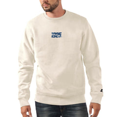 New York Giants Starter 1925 Collection Long Sleeve Pullover Sweatshirt Oatmeal - NFL