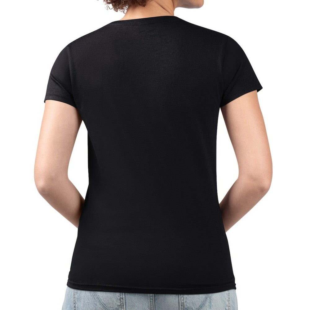 Pittsburgh Pirates G-III 4Her by Carl Banks Women's Super-Slim Fit Lightweight Leopard Heart V-Neck T-Shirt for sale