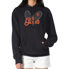 San Francisco Giants G-III 4Her by Carl Banks Women's Leopard Heart Pullover Hoodie Clearance