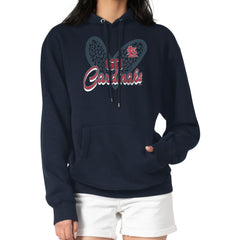 St. Louis Cardinals G-III 4Her by Carl Banks Women's Leopard Heart Pullover Hoodie discount