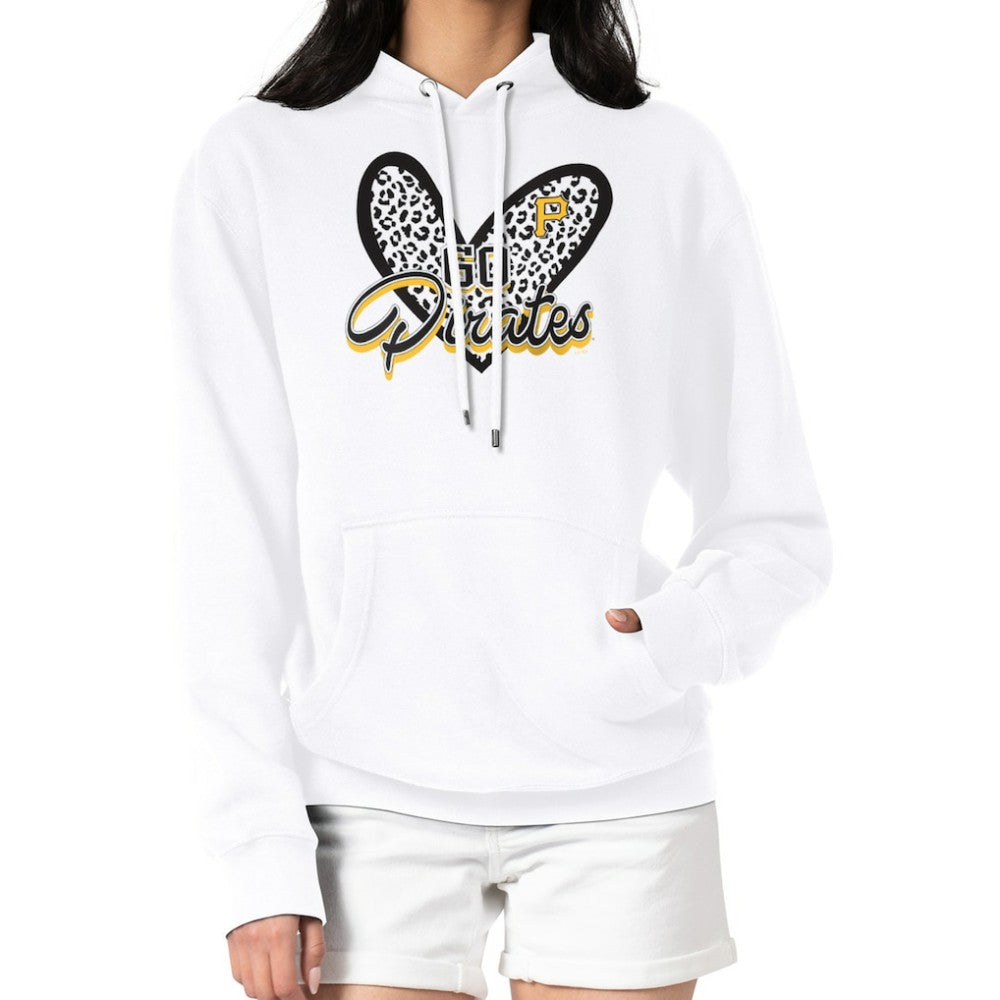 Pittsburgh Pirates G-III 4Her by Carl Banks Women's Leopard Heart Pullover Hoodie Near Me
