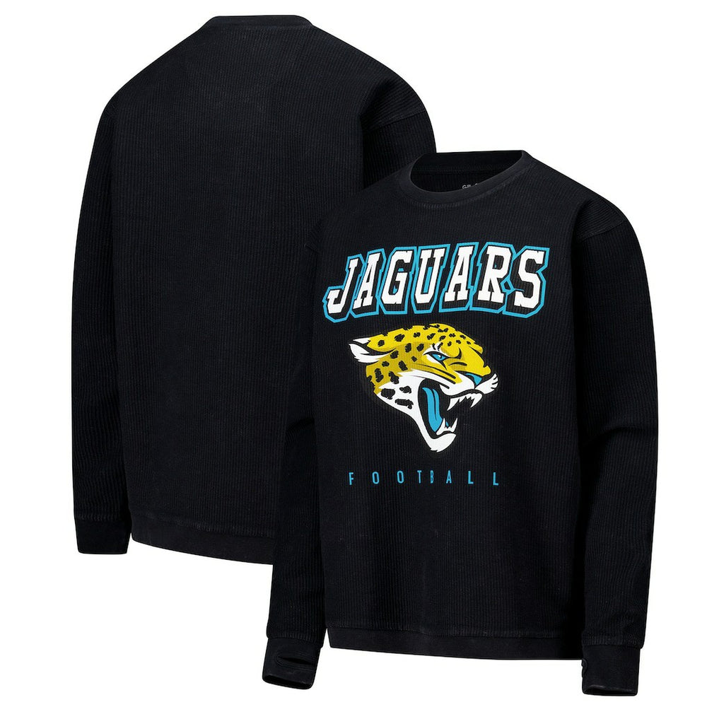 Jacksonville Jaguars G-III 4Her by Carl Banks Women's Comfy Cord Pullover Sweatshirt Black - NFL
