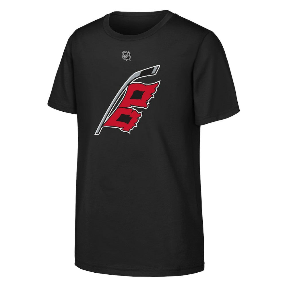 Seth Jarvis Carolina Hurricanes - Youth Player Name & Number T-Shirt Black