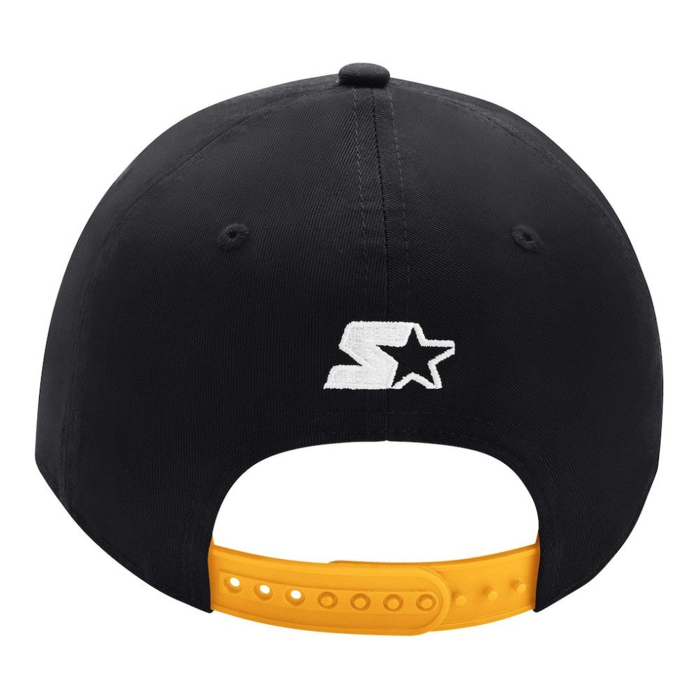Boston Bruins Starter Two-Tone Tailsweep Mascot Adjustable Hat Black/Gold