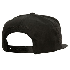 New York Rangers Mitchell & Ness Soul Strike Pearl Tonal Snapback Hat Black