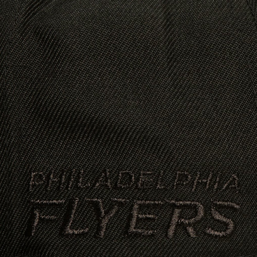 Philadelphia Flyers - Mitchell & Ness Soul Strike Pearl Tonal Snapback Hat Black