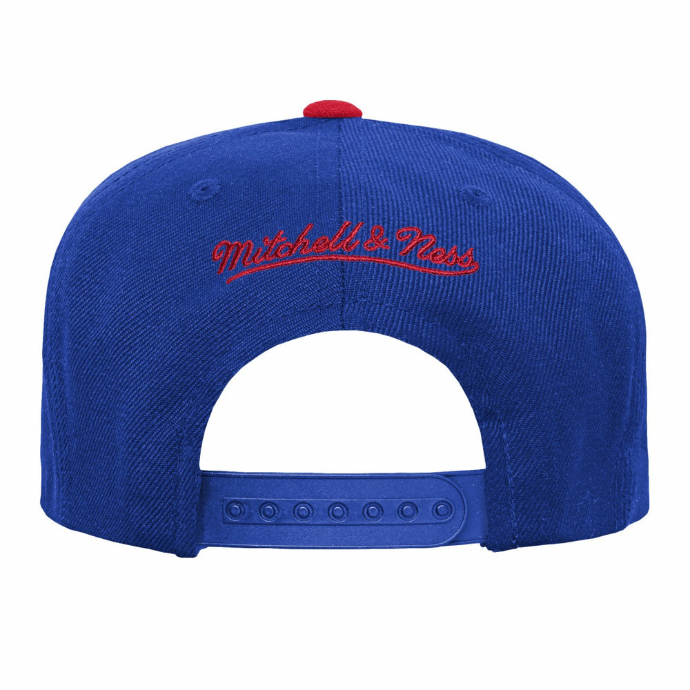 NBA - Sacramento Kings Youth Team Logo Two-Tone Flatbrim Snapback Hat - Blue/Red