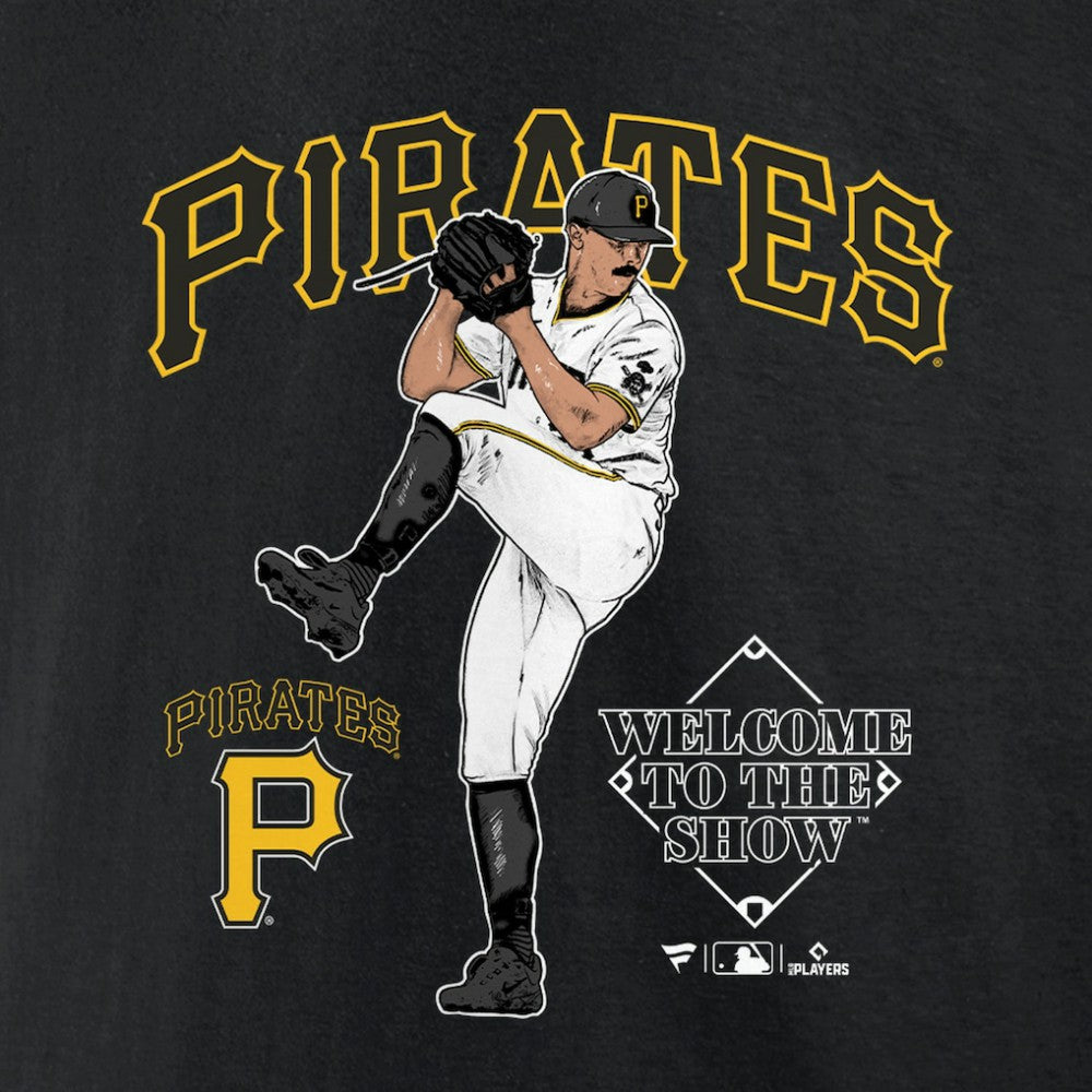 Paul Skenes Pittsburgh Pirates Welcome To The Show T-Shirt Clearance