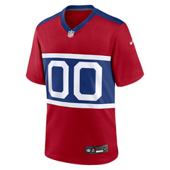 New York Giants Alternate Game Custom Jersey Century Red - Nike