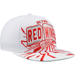 Detroit Red Wings - Mitchell & Ness Youth After Shock Snapback Hat White