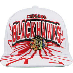 Chicago Blackhawks Mitchell & Ness Youth After Shock Snapback Hat White