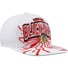 Chicago Blackhawks Mitchell & Ness Youth After Shock Snapback Hat White