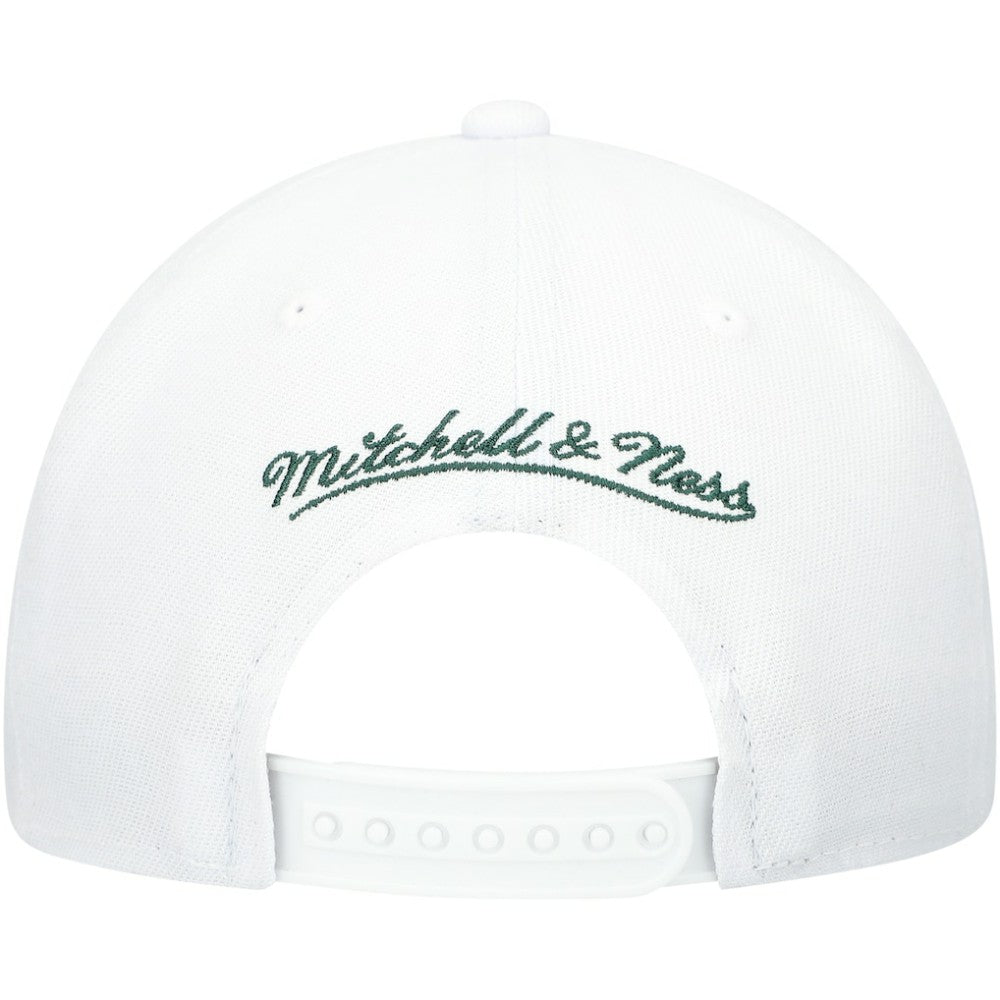 Boston Bruins Mitchell & Ness Youth After Shock Snapback Hat White