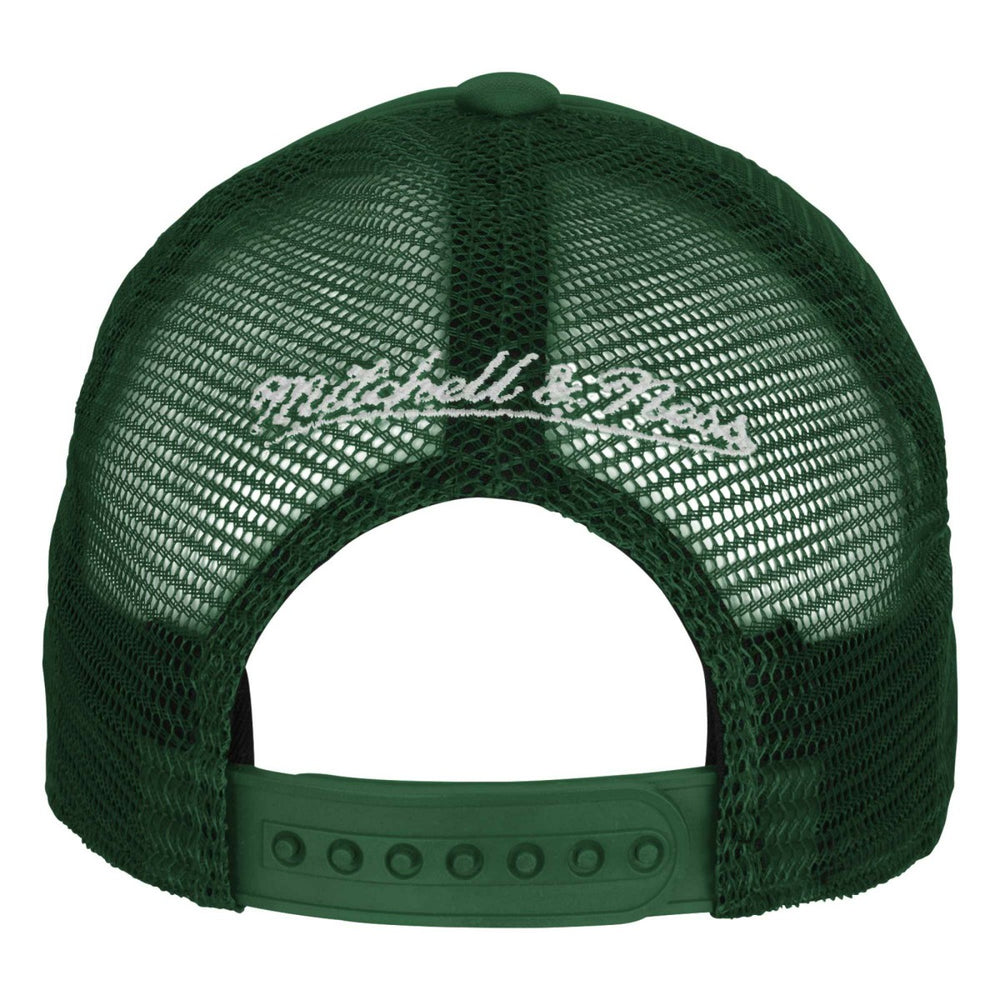 Mitchell & Ness - Milwaukee Bucks Youth Core Evergreen Trucker Adjustable Hat - Hunter Green