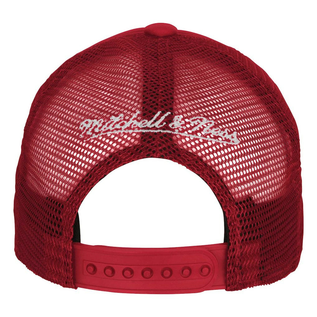 Mitchell & Ness - Chicago Bulls Youth Core Evergreen Trucker Adjustable Hat - Red