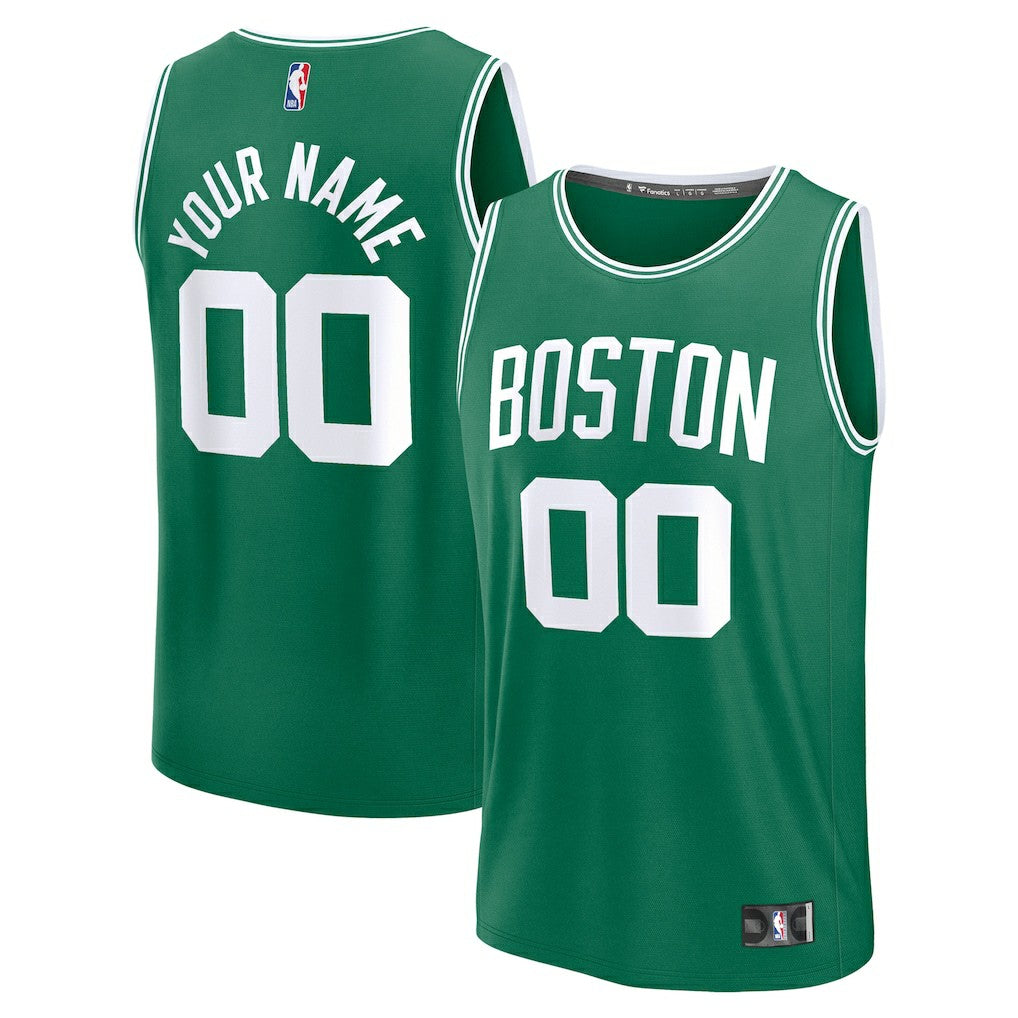 Fanatics - Boston Celtics Fast Break Custom Jersey - Icon Edition - Kelly Green