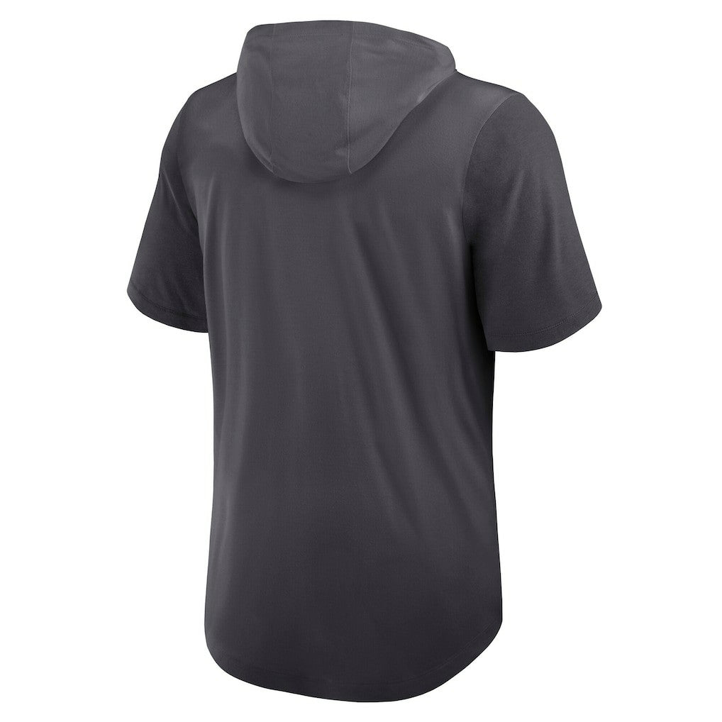 Dallas Cowboys Tri-Blend Performance Hoodie T-Shirt Anthracite - Nike