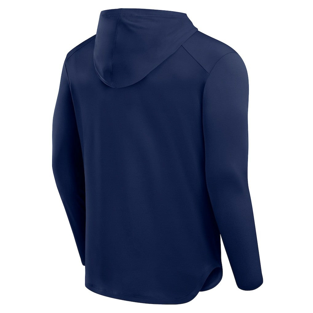 Dallas Cowboys Front Office Power Mono Long Sleeve Hoodie T-Shirt Navy - Fanatics