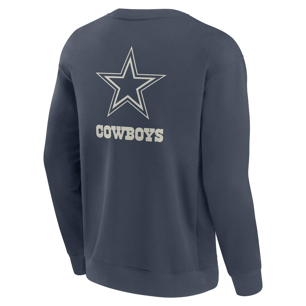 Dallas Cowboys Elements Future Ground Lettering Pullover Sweatshirt Navy - Fanatics