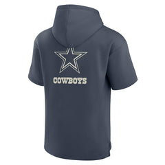 Dallas Cowboys Elements Future Ground Lettering Short Sleeve Pullover Hoodie Navy - Fanatics