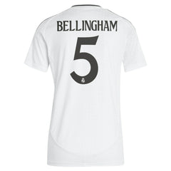 Adidas Jude Bellingham Real Madrid Women's 2024/25 Home Replica Player Jerseys - White
