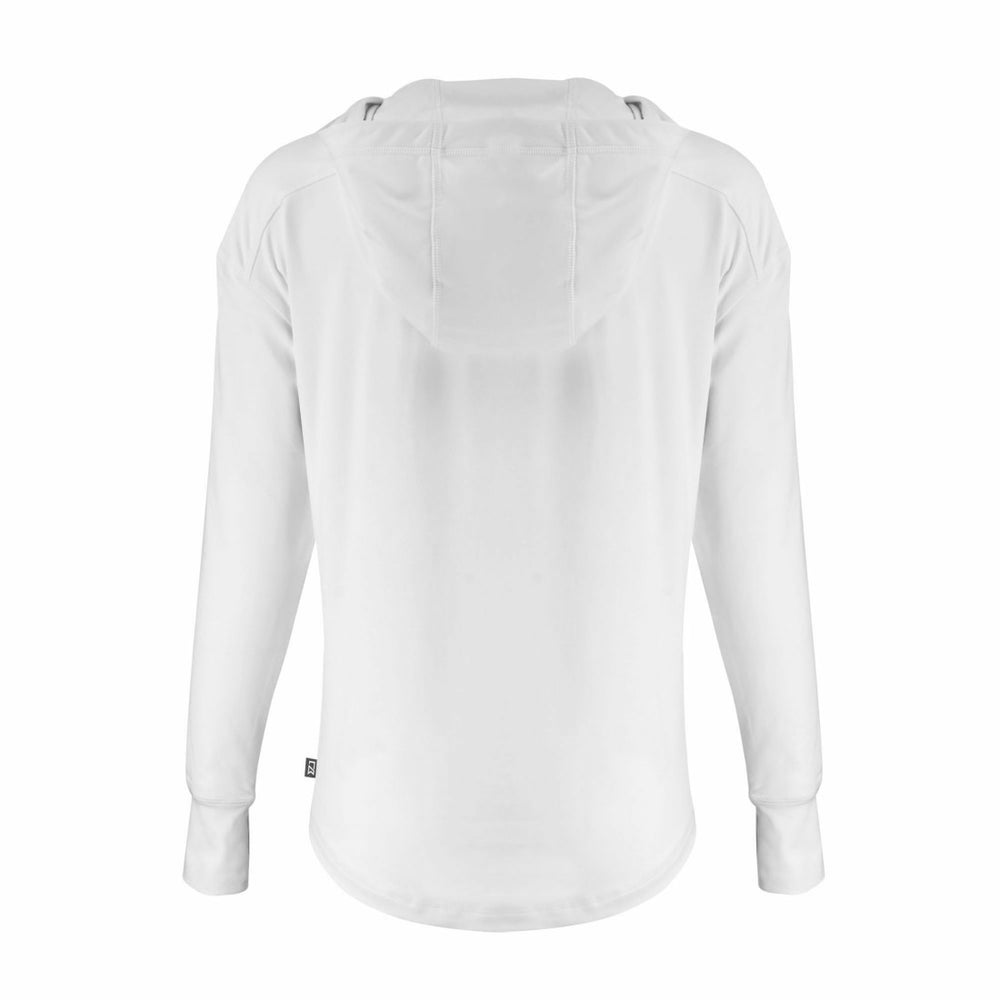 Green Bay Packers Cutter & Buck Women's Daybreak Eco Recycled Half-Zip Hoodie White - NFL