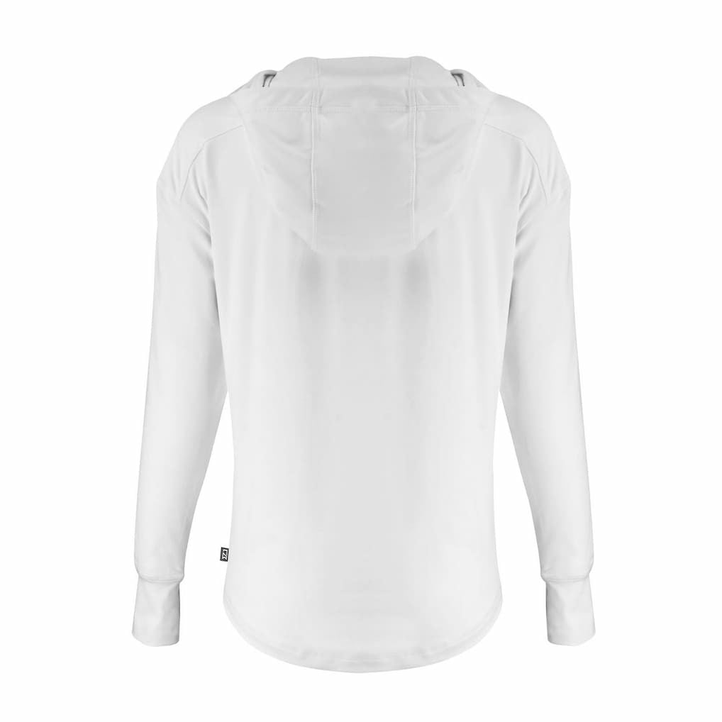 Cincinnati Bengals Cutter & Buck Women's Daybreak Eco Recycled Half-Zip Hoodie White - NFL