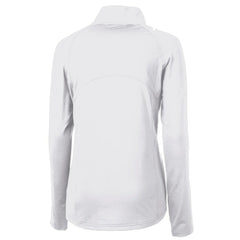 Minnesota Vikings Cutter & Buck Women's Adapt Eco Knit Stretch Recycled Half-Zip Pullover Top White - NFL