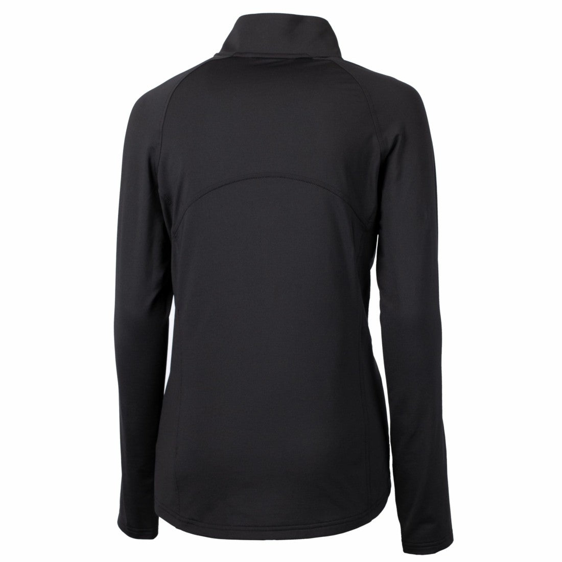 Detroit Lions Cutter & Buck Women's Adapt Eco Knit Stretch Recycled Half-Zip Pullover Top Black - NFL