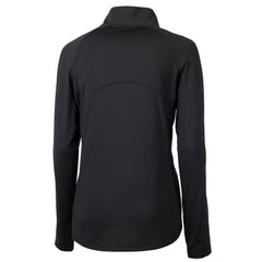 Baltimore Ravens Cutter & Buck Women's Adapt Eco Knit Stretch Recycled Half-Zip Pullover Top Black - NFL