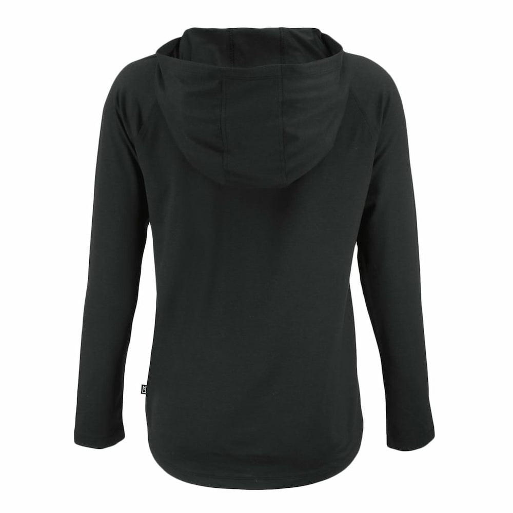 Baltimore Ravens Cutter & Buck Women's Coastline Epic Comfort Eco Recycled Long Sleeve Hoodie T-Shirt Black - NFL