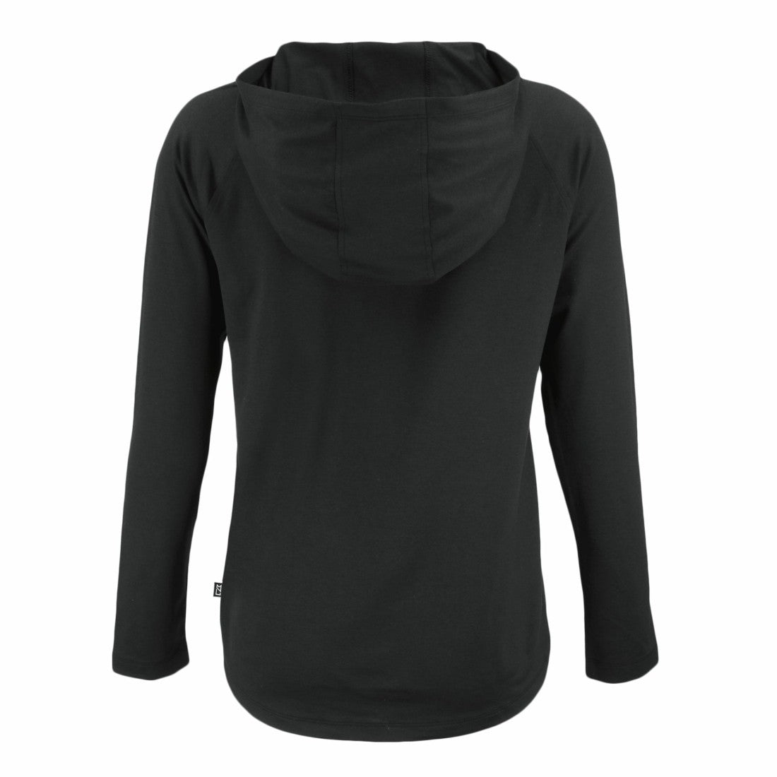 Denver Broncos Cutter & Buck Women's Coastline Epic Comfort Eco Recycled Long Sleeve Hoodie T-Shirt Black - NFL