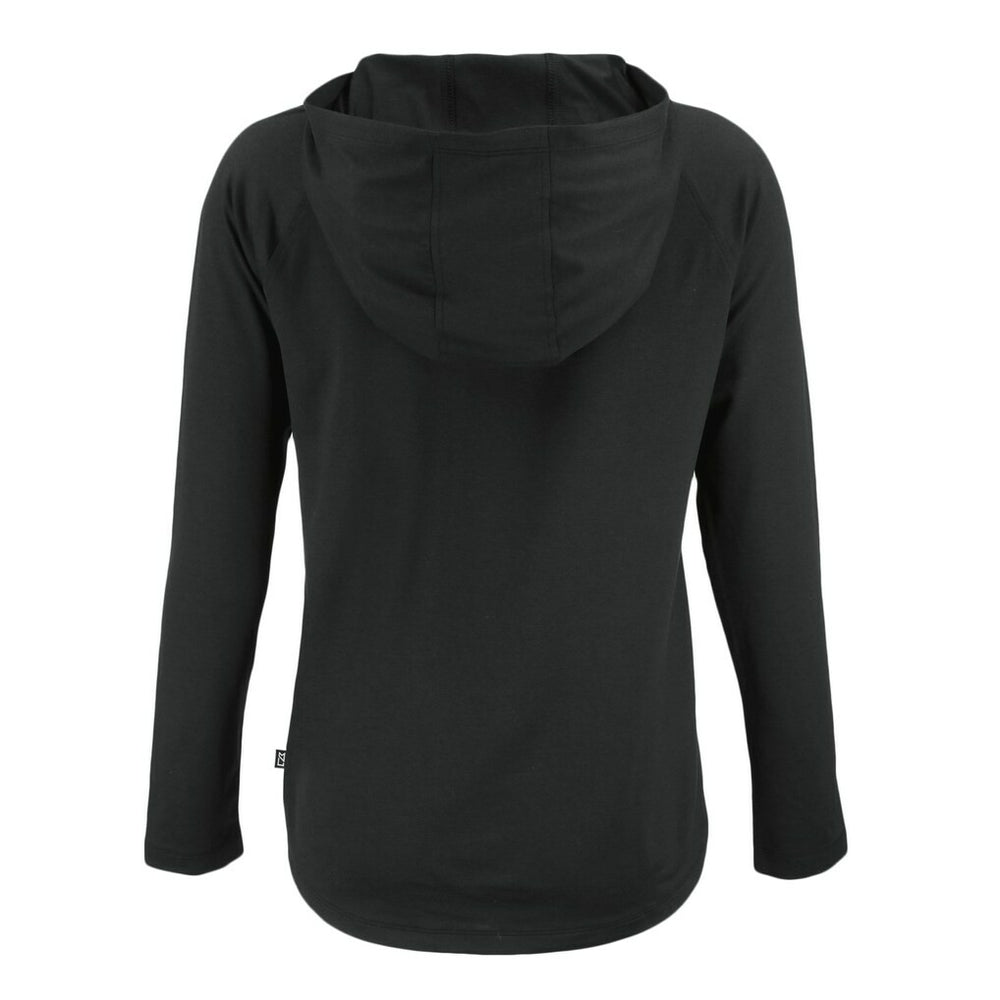 Green Bay Packers Cutter & Buck Women's Coastline Epic Comfort Eco Recycled Long Sleeve Hoodie T-Shirt Black - NFL