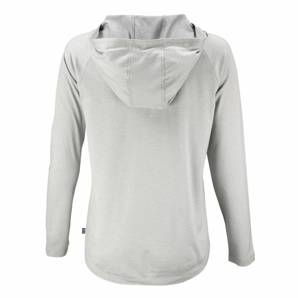 Detroit Lions Cutter & Buck Women's Coastline Epic Comfort Eco Recycled Long Sleeve Hoodie T-Shirt Gray - NFL