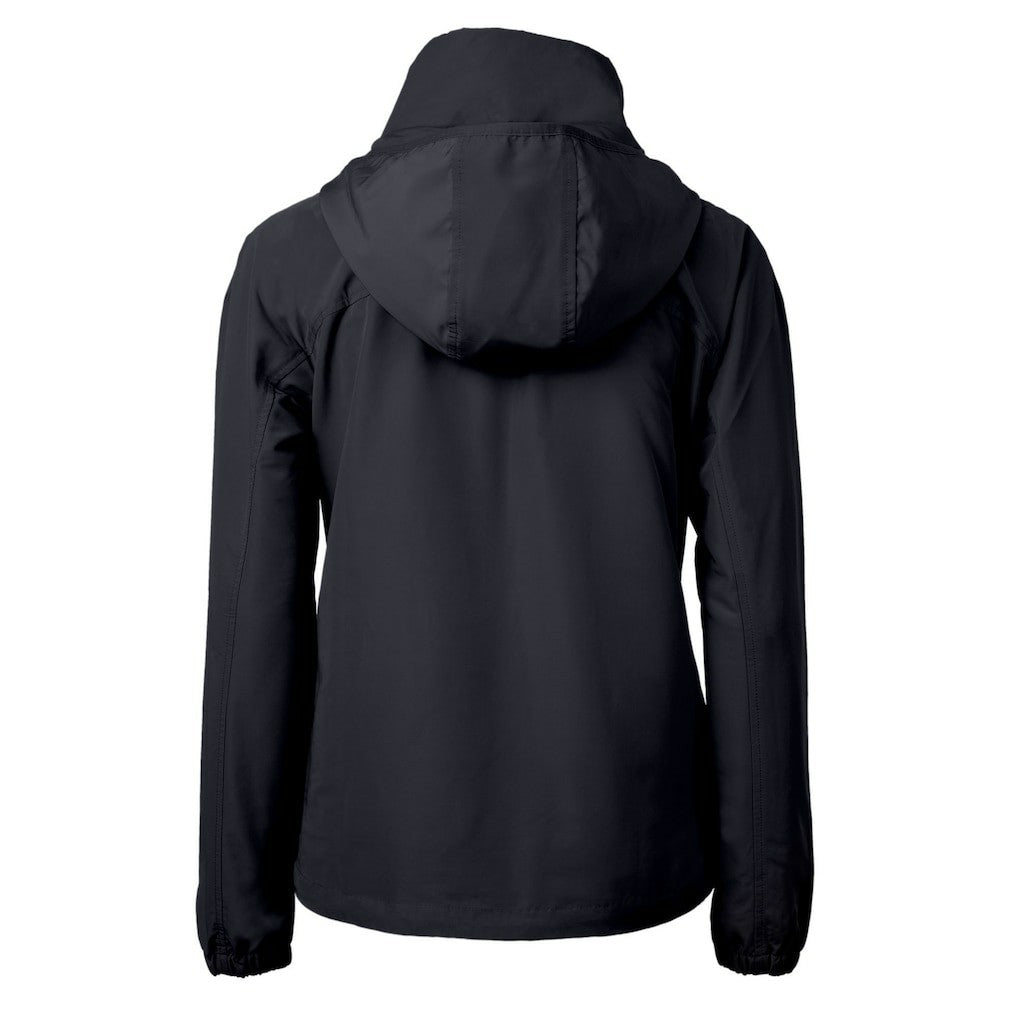 Baltimore Ravens Cutter & Buck Women's Charter Eco Recycled Full-Zip Hoodie Jacket Black - NFL